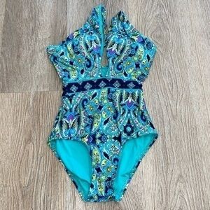 Laundry by Shelli Segal paisley one piece